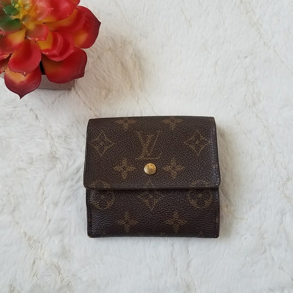 Authentic Louis Vuitton Monogram Elise Compact Wallet - Picture 1 of 12